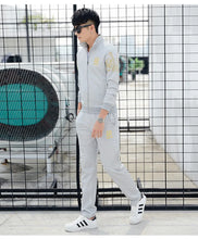 Load image into Gallery viewer, Plus Size 5XL 6XL Men's Tracksuit Autumn Clothes Sportswear Two Piece Set Men Jacket Sweatpants Male Sweatsuit Sports Suits Sets
