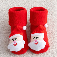 Load image into Gallery viewer, Festive Baby Winter Grip Socks
