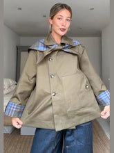 Load image into Gallery viewer, Casual Double Sided Women Coats Loose Long Sleeve Turn-Down Collar Pocket Female Jacket 2026 Autumn Fashion Lady Outwear New
