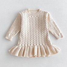 Load image into Gallery viewer, Knitted Princess Party Girls Dress
