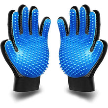 Load image into Gallery viewer, Pet Grooming Kit for Dog Cat Rabbit Fur 2 Sided Grooming Brush Bath Cleaning Glove De-Shedding De-Matting Pet Hair
