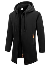 Load image into Gallery viewer, Oversized Streetwear Hooded Zip Jacket
