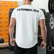 Load image into Gallery viewer, Men's Gym T Shirts Quick Dry Short Sleeve Summer Sports T-shirt Elastic Fitness Workout Tops Casual Bodybuilding Athletic Tee
