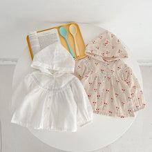 Load image into Gallery viewer, Cherry Print Baby Sun Jacket
