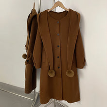 Load image into Gallery viewer, Korean Fur Wool Winter Coat
