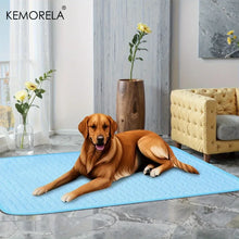 Load image into Gallery viewer, 2025 Upgraded Ice-Cool Summer Pet Cooling Mat and Bed Sweat-Absorbent Fabric Available in 4 Sizes for Small Medium and Large Pet
