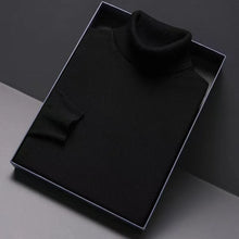 Load image into Gallery viewer, Animal Game Turtleneck Knitwear Luxury Men's Sweater Long Fit Pullover Sweaters Solid Color Men Streetwear Warm Cold Blouse
