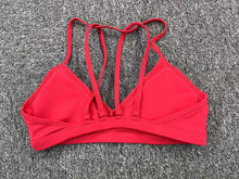 Load image into Gallery viewer, New Sports Bra Women Gym Yoga Sport Bra Bralette Mujer Brassiere Sport FemWhite Blue Navy Workout Top Red Pink
