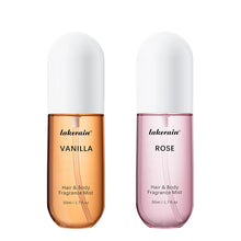 Load image into Gallery viewer, Vanilla &amp; Rose Fragrance Mist Perfume Long Lasting Refreshing Portable Body Spray Gentle Natural Aroma for Women Daily Dating Tr
