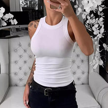 Load image into Gallery viewer, Women Summer Tank Tops Ladies Casual Sleeveless Slim Vest Tops
