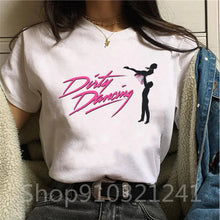 Load image into Gallery viewer, Women's Tshirt Dirty dancing Printing Graphic Aesthetic O Neck Girls Short Sleeve Print Vintage Y2k T Shirt Female Funny Tops
