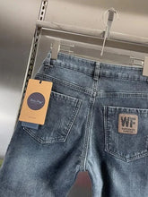 Load image into Gallery viewer, Thick Jeans Men's Slim Fit Spring Autumn Winter Casual Long Pants Cotton Stretch Denim mid Waist Zipper Closure Wear Resistant
