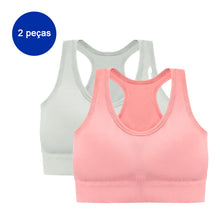 Load image into Gallery viewer, 2 Pieces Women's Gym Tops, Women's Tops, Women's Bra, Sexy Bras, Sports Bras, Academy, Women's Sutians
