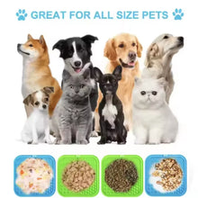 Load image into Gallery viewer, Pet Lick Silicone Mat Dogs Pet Slow Food Plate for Dog Bathing Distraction Silicone Dog Sucker Food Training Dog Feeder Supplies
