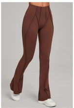 Load image into Gallery viewer, Gym Workout Women's Wide-Leg Tight-Fitting Hip-Lifting Yoga Flared Pants Dance High-Waist Flared Casual Outdoors Sports Trousers

