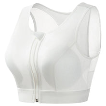Load image into Gallery viewer, Plus Size Sports Bra Front Closure Longline Bras Padded Workout Crop Tank Top for Running Workout Gym Yoga Vest
