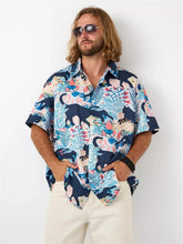 Load image into Gallery viewer, Floral 3D Print Casual Shirt

