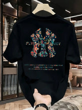 Load image into Gallery viewer, Men's summer printed T-shirt - High-quality, casual, versatile and trendy loose-fitting T-shirt
