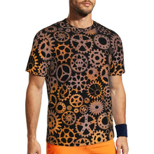 Load image into Gallery viewer, Gym T Shirt For Men Steampunk Design T-Shirts Fashion Wonderful Clockwork Vintage Summer Tees O Neck Streetwear Design Tops

