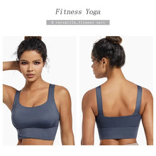 Load image into Gallery viewer, High Impact Sports Bras For Women High Support Padded Sports Bra Workout Fitness Crop Top For Women Racerback Bra For Yoga
