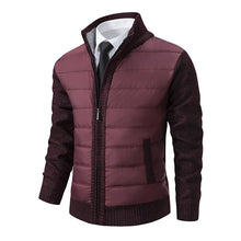 Load image into Gallery viewer, Autumn Winter Sweaters for Men Casual Knitted Sweaters Large Size Solid Color Plus Velvet Cardigan Knitted Sweater Cotton Coat
