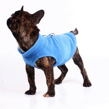 Load image into Gallery viewer, Warm Fleece Dogs Clothes Pet Dog Jacket Vest With D-Ring For Small Dog Cats Clothing French Bulldog Costumes Chihuahua Coat
