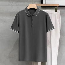 Load image into Gallery viewer, Classic Solid Summer Polo Shirt
