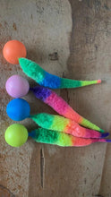 Load image into Gallery viewer, Cat interactive toys Tickle Cat Colorful bouncing ball Pet supplies Puzzle teasing indoor cat worm caterpillar elastic toy
