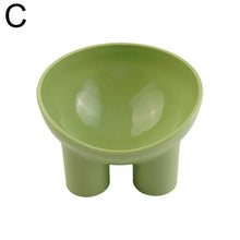 Load image into Gallery viewer, Cat Bowl Pet Accessories Ceramic Diagonal High Feet Cute Protection Cervical Spine Dog Bowl Drink Water Bowl Pet Supplies
