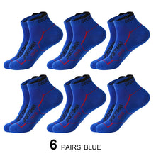 Load image into Gallery viewer, Men’s Cotton Mesh Ankle Sports Socks – 6 Pairs
