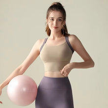 Load image into Gallery viewer, Women's One-Cup Sports Bra Shockproof Anti-Sagging for Running High-Intensity Yoga Fitness Wear Beautiful Back Design
