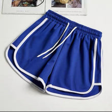 Load image into Gallery viewer, Women yoga Shorts Summer Outer Wear Mid-Waist Casual Loose Straight Pants Lady Stylish Thin Breathable Wide Leg Gym Short Pants
