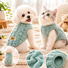 Load image into Gallery viewer, Soft Fleece Pet Vest Swater for Small Dogs Cats Autumn Winter Warm Puppy Clothes Pullover Chihuahua Rabbit Costume Pet Apparel
