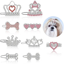 Load image into Gallery viewer, Pet Lovely Hairpins Dog Accessories Pet Dog Bows Hair Clips for Puppy Dogs Cat Yorkie Teddy Hair Grooming Pet Hair Accessories
