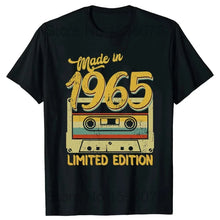 Load image into Gallery viewer, Vintage 1965 Birthday Graphic Tee
