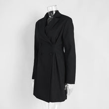 Load image into Gallery viewer, Elegant Double Breasted Blazer Dress
