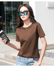 Load image into Gallery viewer, MRMT 2026 Brand New Women's Casual T-shirt White Pure Cotton Quality Short Sleeve Loose Women Fashion Tops Women T shirts Tees
