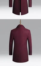 Load image into Gallery viewer, Slim Wool Blend Long Coat
