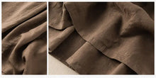Load image into Gallery viewer, Women's Skirt Cotton Linen Casual Straight Skirts Woman Fashion 2026 Summer Loose Solid Color Button Long Skirts for Women
