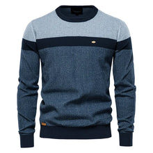 Load image into Gallery viewer, Spliced Cotton Knit Pullover
