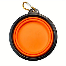 Load image into Gallery viewer, Dog Folding Bowl Portable Dog Travel Bowl Dog Food Water Bowl for Outdoor Walking Silicone Dog Food Water Bowl with Bowl Lip
