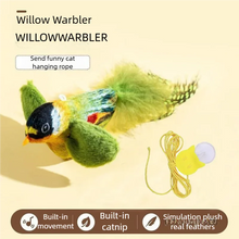 Load image into Gallery viewer, Interactive Cat Toy Electric Simulation Bird With Chirping Sound Flapping Wings Plush Chew Bite Toy For Kittens Cats Pet Supplie
