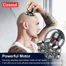 Load image into Gallery viewer, Shaver for Men Electric Shaver Bald Head Shaver 5 in 1 Hair Clipper for Bald Man Beard Trimmer Shaving Machine Bald Head Razor 7
