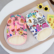 Load image into Gallery viewer, Windproof Graffiti Print Dog Vest
