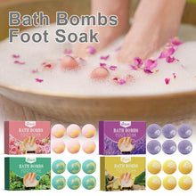 Load image into Gallery viewer, Bubble Bath Ball Flowers Scent Body Bathing Cleaning Relaxing Natural Herbal Essential Oil Anti Dry Cracking Foot Spa
