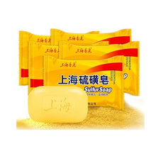 Load image into Gallery viewer, Shanghai Sulfur Soap Oil-Control Lackhead Cover Soap 85g Cleanser Chinese Traditional Skin Care
