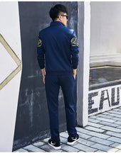 Load image into Gallery viewer, Plus Size 5XL 6XL Men's Tracksuit Autumn Clothes Sportswear Two Piece Set Men Jacket Sweatpants Male Sweatsuit Sports Suits Sets
