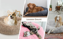 Load image into Gallery viewer, 40-90cm 6 Sizes Round Pet Bed for Large Dog Bed Super Soft Cat Bed Plush Dog House for Medium Dog House Winter Warm Sleeping
