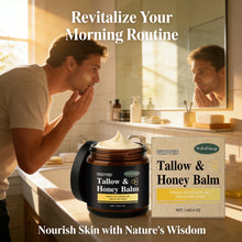 Load image into Gallery viewer, Beef Tallow Honey Balm for Men Lasting Moisturizing Dryness Soothing Skin Firming Smoothing Roughness Anti Aging Face Cream
