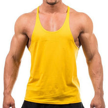 Load image into Gallery viewer, New Style Jogger Gym Singlet Training Bodybuilding Tank Top Vest Shirt Sleeveless Fitness Cotton Shirt For Men
